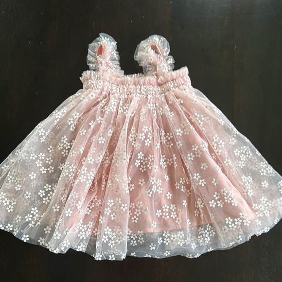 milk monster Other - Pink Floral Kids Formal Dress